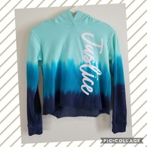 Justice Girls' Crop Hoodie